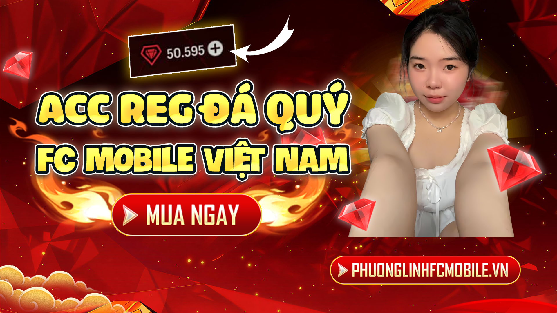 ACC REG 200K - 240K ĐÁ QUÝ [ Tặng Kèm 30-50 Vé Quay ] FC MOBILE VIỆT NAM